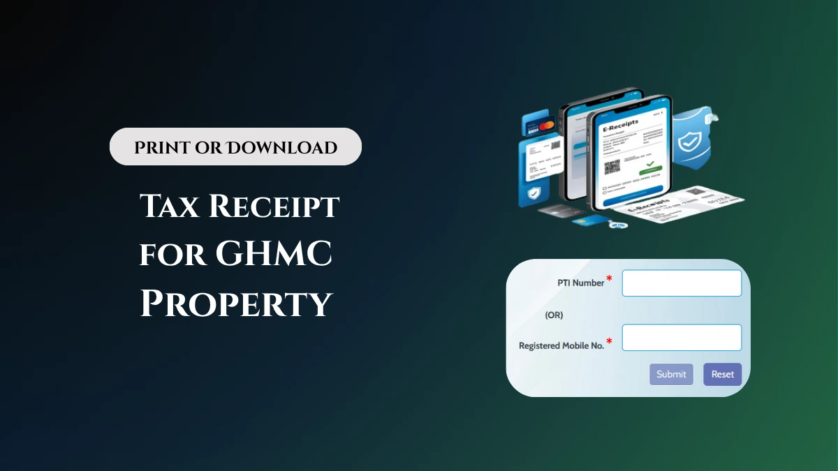 GHMC Property Tax Receipt